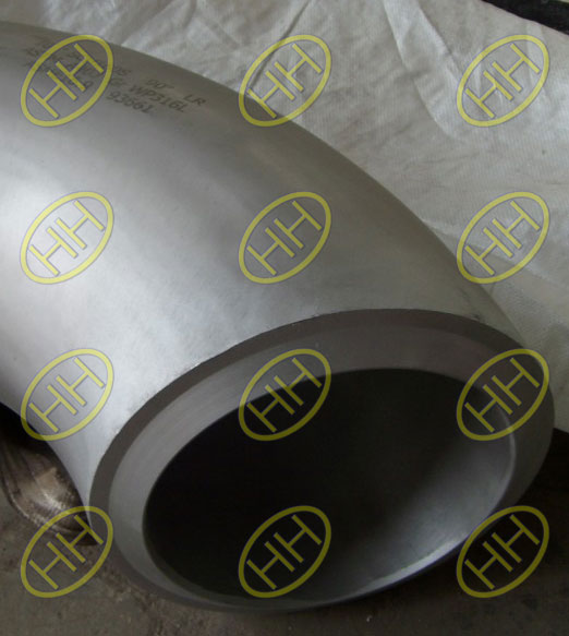Haihao Group's ASME B16.9 90 degree elbow LR 32in ASTM A182 F316L for subsea pipeline projects