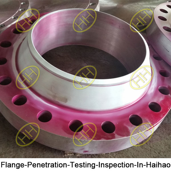 Flange Penetration Testing Inspection In Haihao