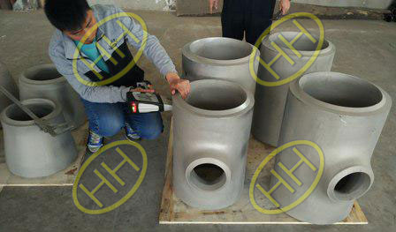 IBR CERITICATE HIGH PRESSURE PIPE FITTINGS PMI TEST IN HEBEI HAIHAO