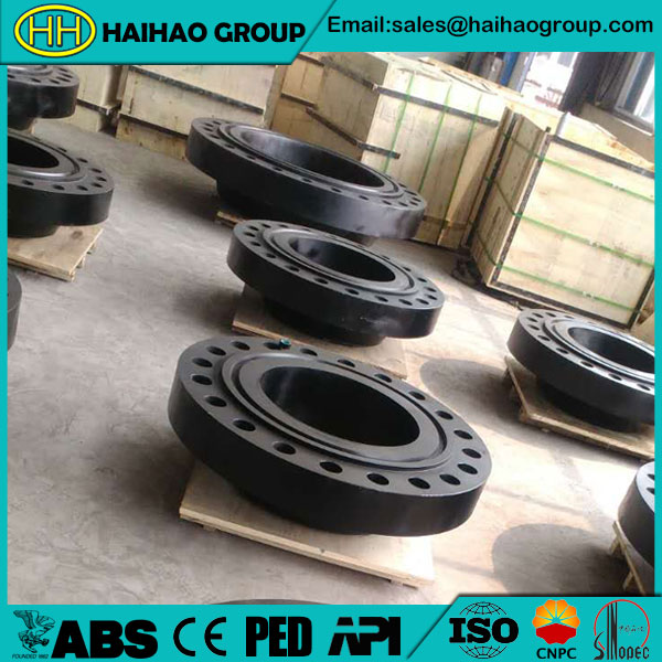ASTM A105N forged steel flange in Haihao Flange Factory