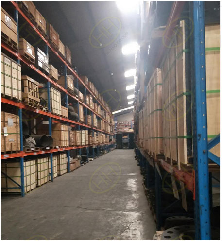 Pipeline products’ warehouse