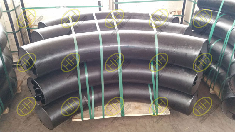 Carbon steel pipe bends finished in Haihao Group