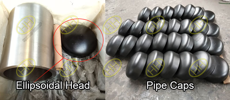Ellipsoidal head and pipe caps finished in Haihao Group