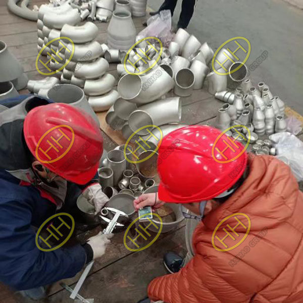 Quality inspection of ASME B16.9 pipe fittings