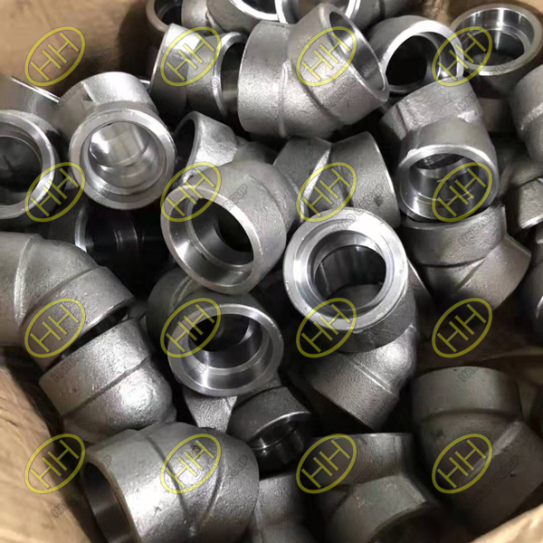 ASME B16.11 ASTM A182 F9 45° socket weld elbows