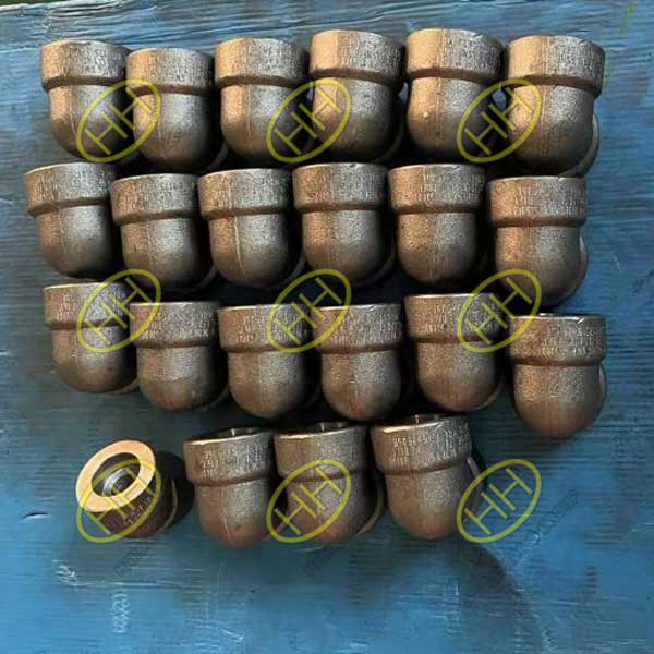 ASME B16.11 90° socket weld elbows A350 GR. LF2 CL1 NACE MR0175