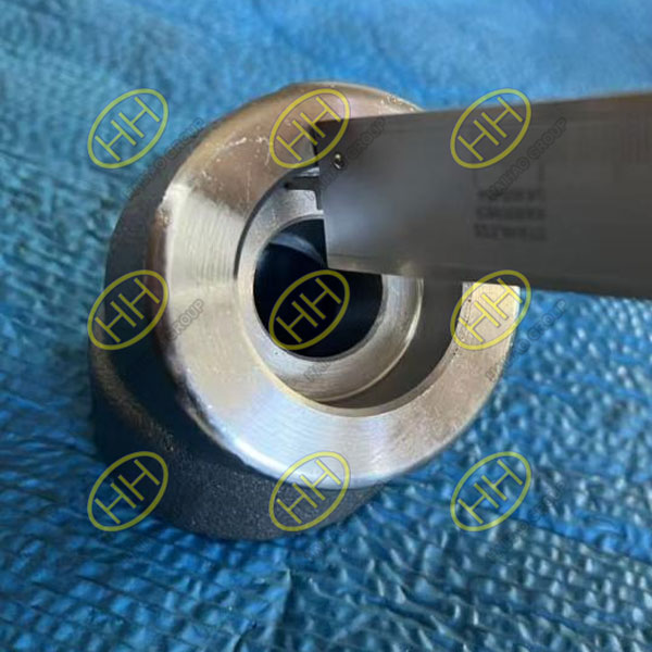 Quality inspection of ASME B16.11 ASTM A350 GR. LF2 CL1 45° socket weld elbows