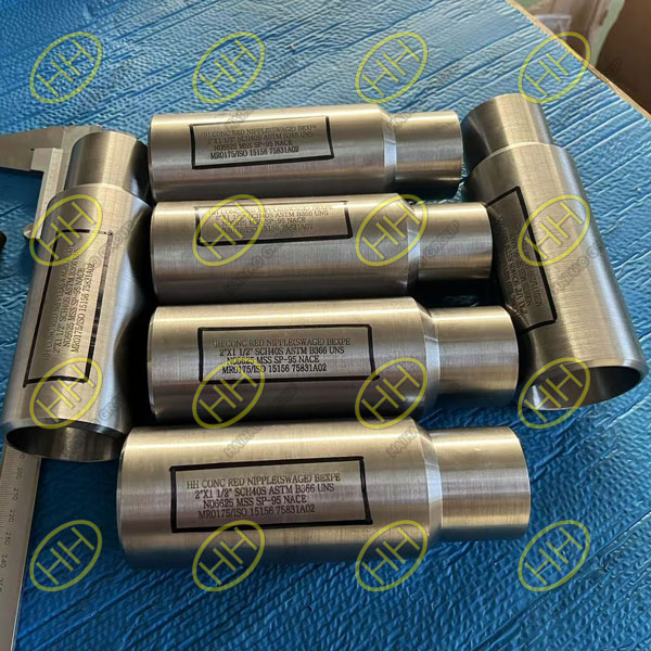 ASTM B366 MSS SP-95 NACE MR0175 ISO 15156 Swage Nipples