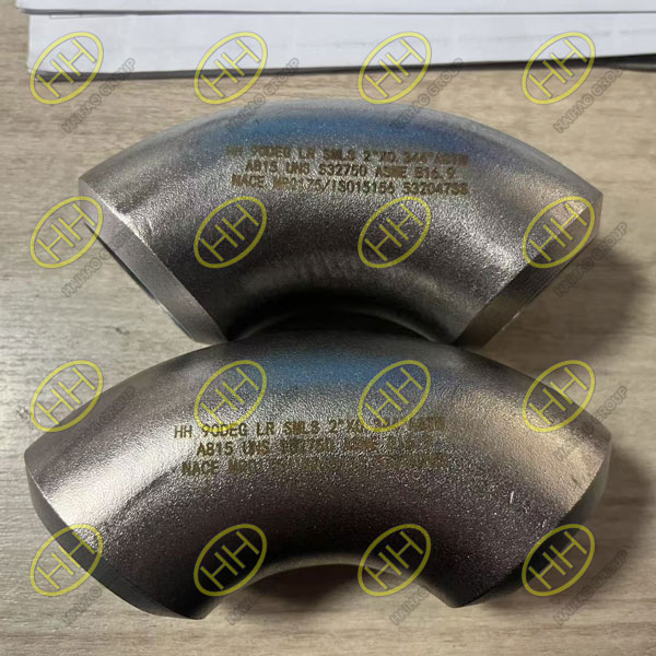 Super duplex UNS S32750 ASTM A815 LR elbows