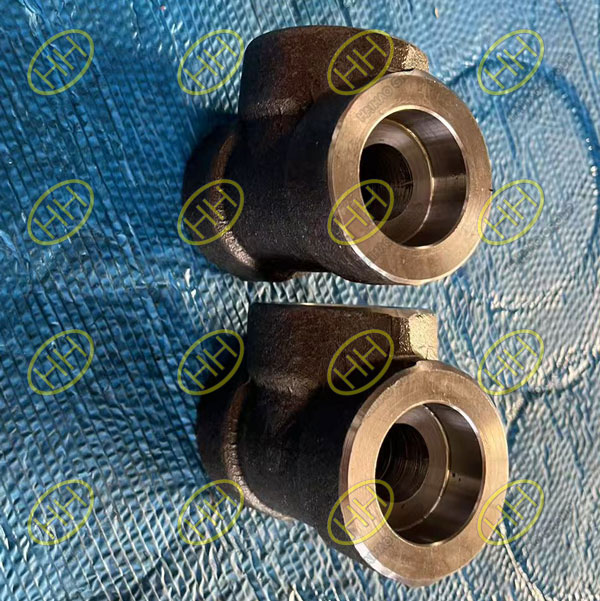 ASME B16.11 ASTM A350 Gr LF2 Cl 1 socket weld tees