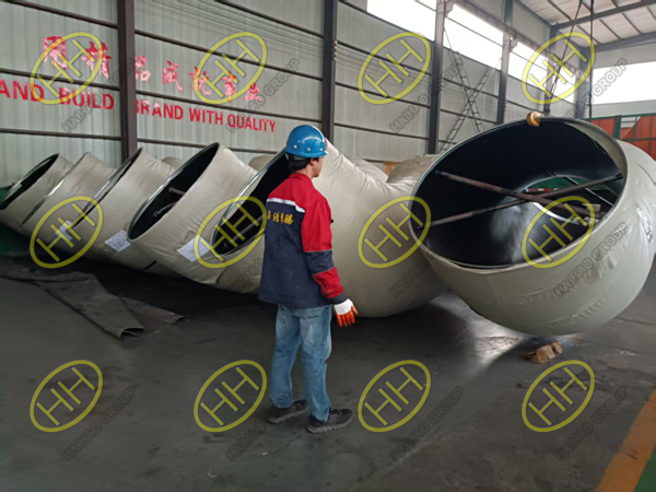 56 inch WPL6 long radius 90° elbow ready for shipment