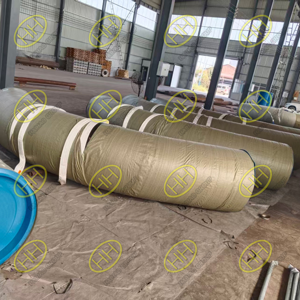 Haihao Group ASTM A234 WPB 3D elbows ready for shipment to India