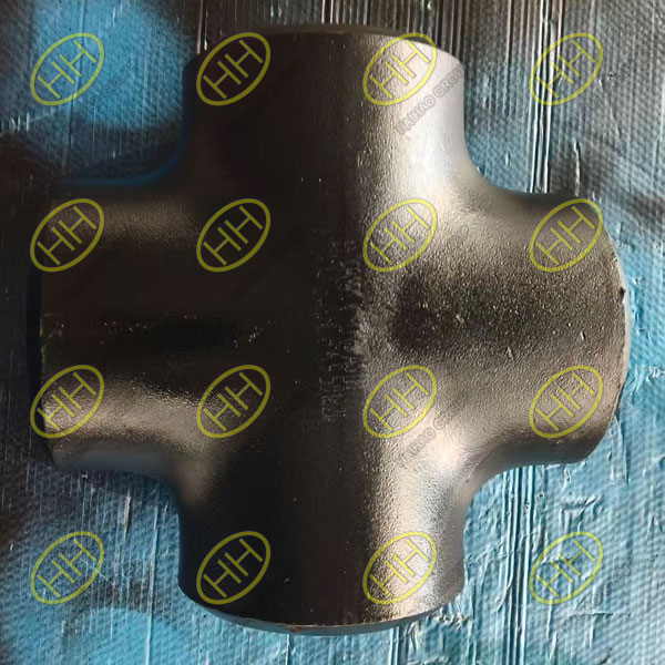 A234 WPB seamless pipe cross with beveled end