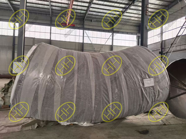 API 5L X42 PSL2 42 degree bend with 3LPE coating ready for shipment