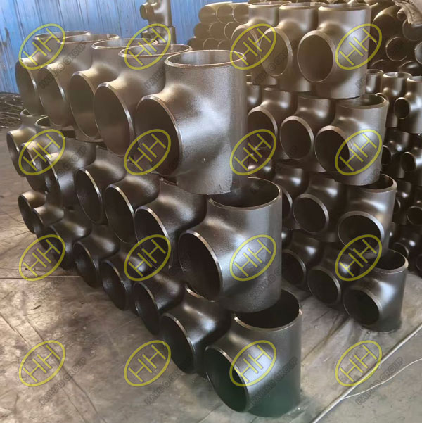 ASTM A234 WPB equal tees and reduced tees ASME B16.9 prepared for shipment