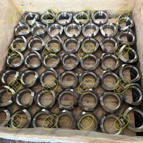 ASME B16.11 ASTM A105 threaded olet with NPT thread for pipeline connection