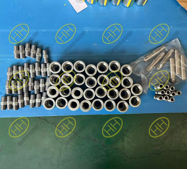 Haihao Group A105N and ASTM A312 SS321 threaded pipe fittings