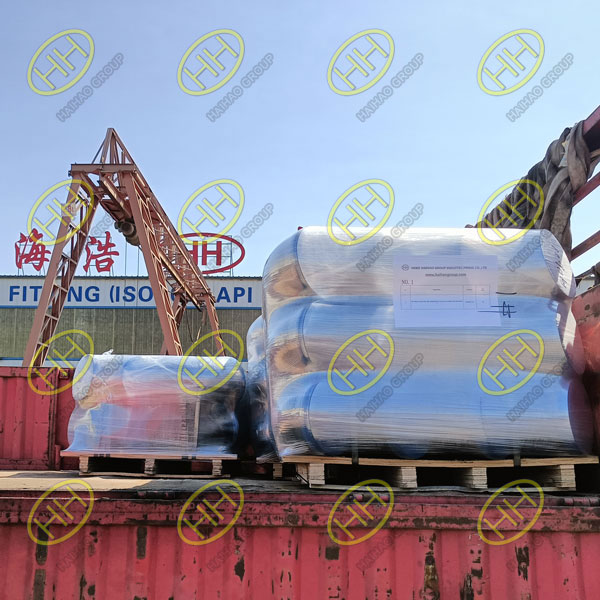 EN10253-2 16Mo3 TC2 and P265GH TC2 seamless 2D elbows Type B 16Mo3 ready for shipment
