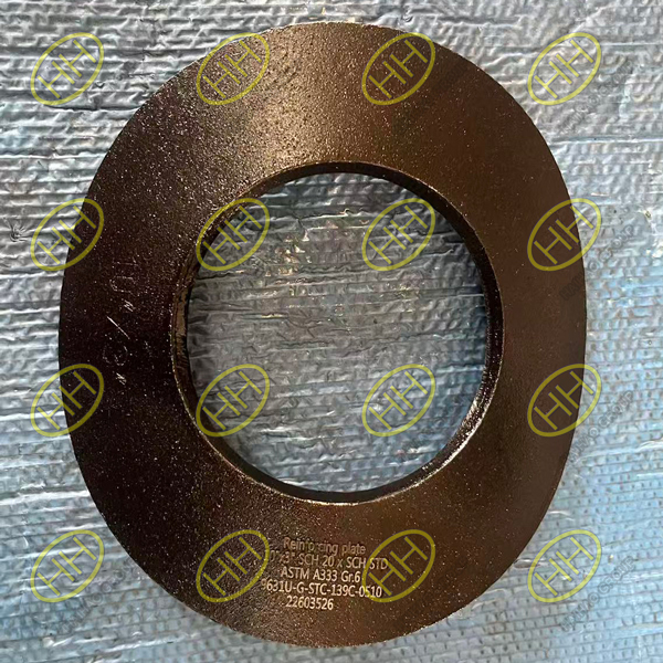 ASTM A333 Grade 6 reinforcing plate prepared for shipment