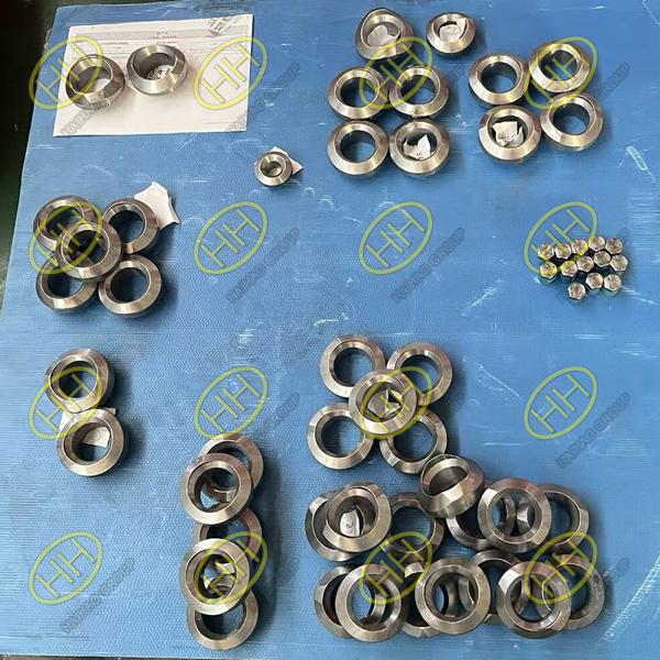 MSS SP-97 ASTM A350 LF2 branch fittings and hex head plugs manufactured by Haihao Group