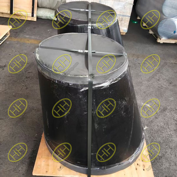 MSS SP-75 WPHY65 eccentric reducer manufacturer shipping single seam butt weld reducers to UAE