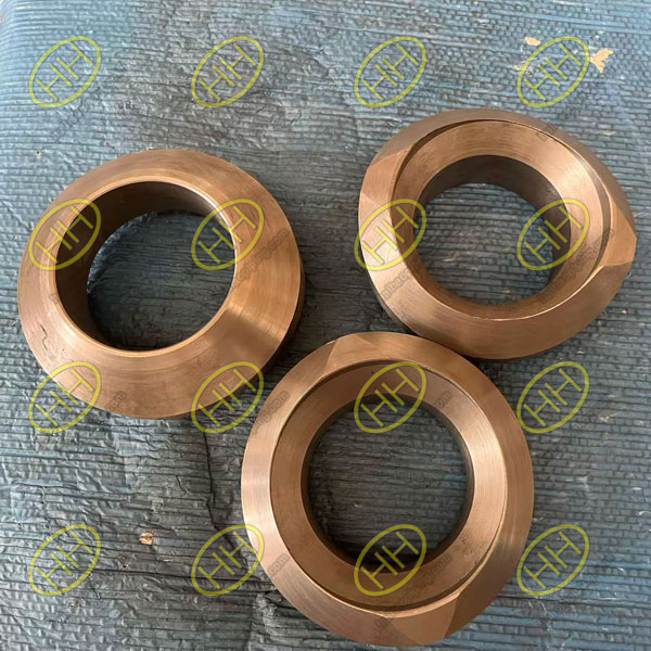 ASTM A350 LF2 Class-1 reducing butt weld branch fittings MSS SP-97 low temperature pipe branch from Haihao Group